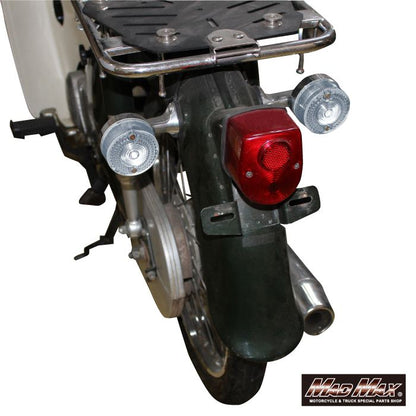 ウインカーレンズ クリア 1個 スーパーカブ50/70/90 スタンダード/デラックス用