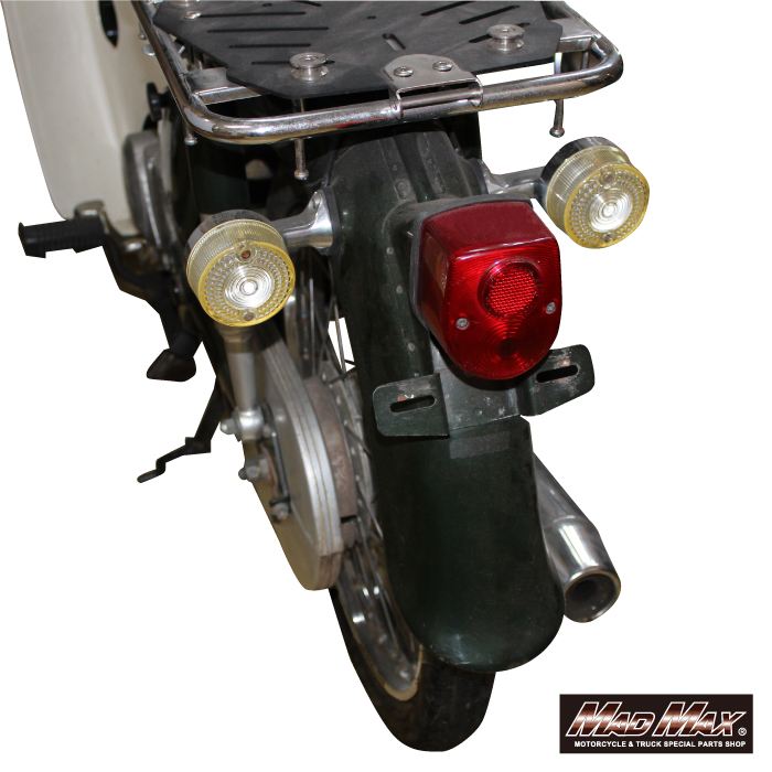 ウインカーレンズ 黄ばみ 1個 スーパーカブ50/70/90 スタンダード/デラックス用