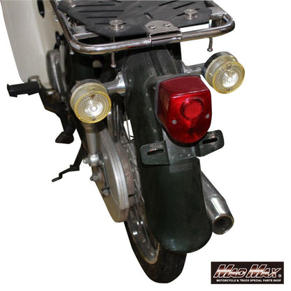 ウインカーレンズ 黄ばみ 4個セット スーパーカブ50/70/90 スタンダード/デラックス用