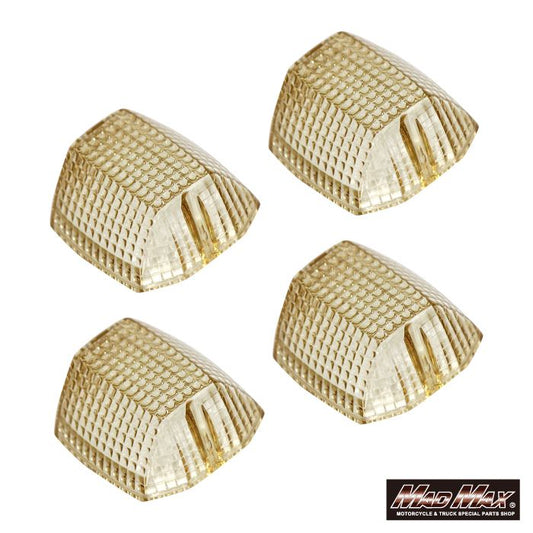 ウインカーレンズ 黄ばみ 4個セット ZRX400 GPZ900R