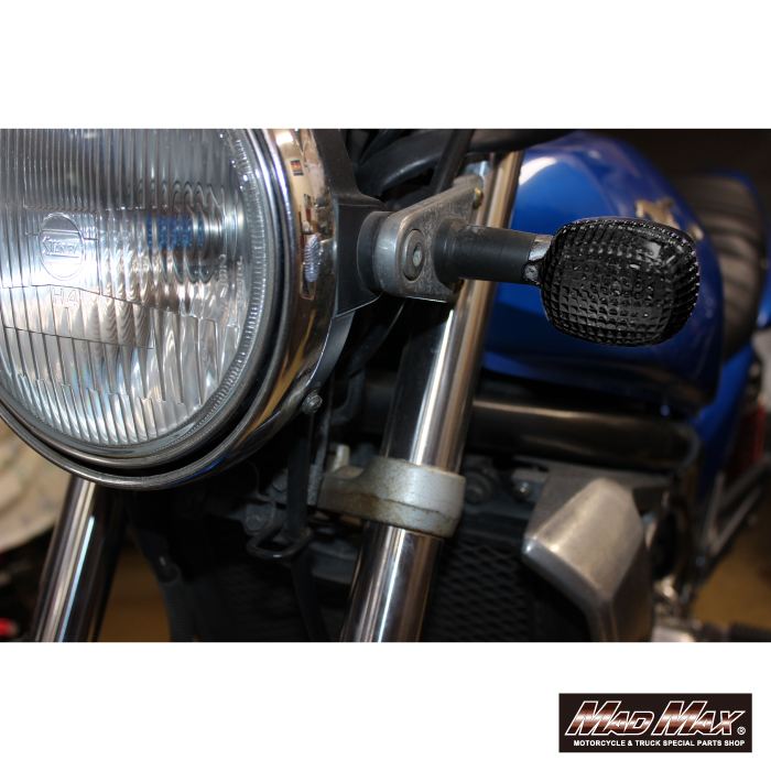 ウインカーレンズ スモーク 1個 バリオス W400/W650