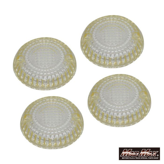 ウインカーレンズ 黄ばみ 4個セット ゼファー400/750/1100