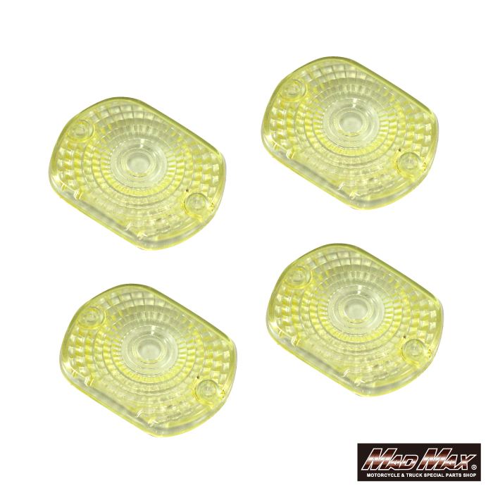 ウインカーレンズ 黄ばみ 4個セット Z400FX Z1000MK