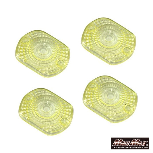 ウインカーレンズ 黄ばみ 4個セット Z400FX Z1000MK