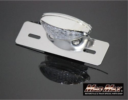LED Snake Eye Tail Light Assembly, Silver, Universal (for 12V vehicles)