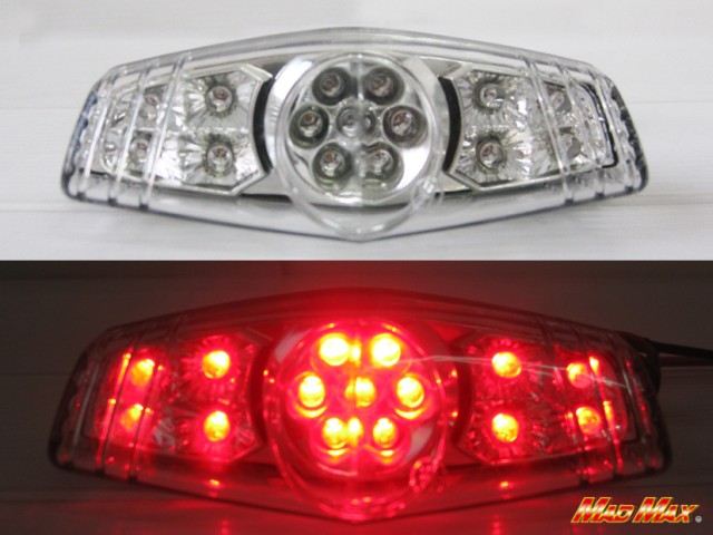 LED ルーカステールランプ クリア 汎用(12V車用)