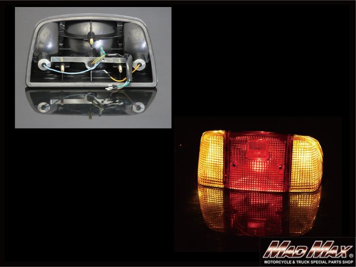 Genuine Type Taillight Assembly Red/Orange CBX400F/CBX550F