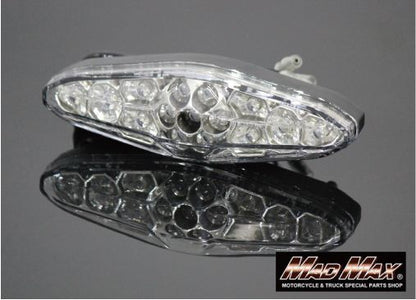 LEDテール スリムキャッツアイテールランプ クリア 全幅117×高さ35×奥行33mm 汎用(12V車用)