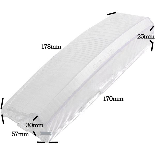 Headlight Lens Set Clear Sepia 50 (CA1EA/CA1EB)
