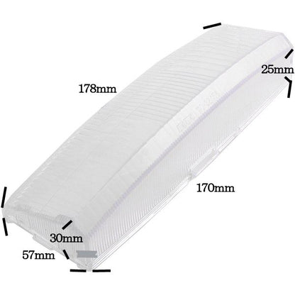 Headlight Lens Set Clear Sepia 50 (CA1EA/CA1EB)