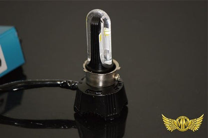H4 U-shaped LED Bulb AC/DC 40W Blue with Position Light Universal (12V only)