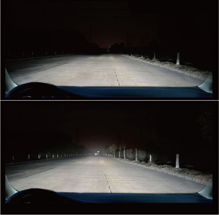 X3 H4 LEDヘッドライト Hi/Lo切替 25W 6000LM 防水 ブルー 2個セット 汎用(12V/24V兼用)