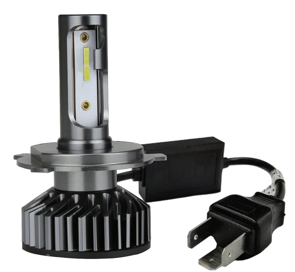 LEDヘッドライト F2 H4 24W 3800LM 6000K 1個 汎用(12/24V兼用)