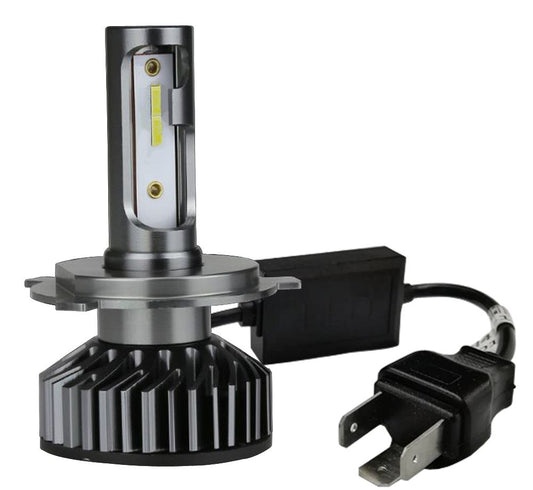 LEDヘッドライト F2 H4 24W 3800LM 6000K 1個 汎用(12/24V兼用)