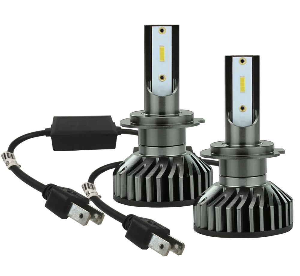 LED Headlights F2 H7 24W 3800LM 6000K 2pcs Universal (12/24V compatible)