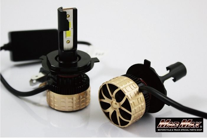 LED Headlights LX H4 Hi/Lo Selectable 6000K 5500LM 2-Piece Set Universal (12V/24V Compatible)