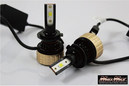 LED Headlights LX H7 6000K 5500LM 2-pack Universal (12V/24V compatible)