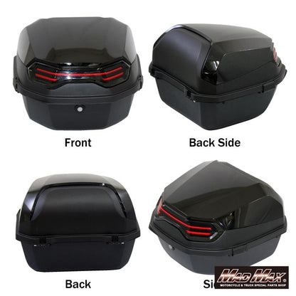 リアボックス リーベン トップケース ブラック 40L 汎用