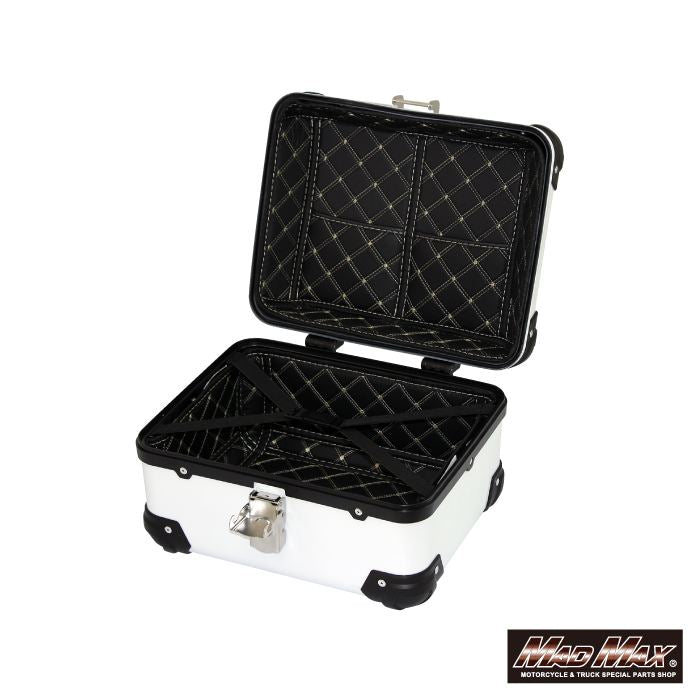 リアボックス E508 トップケース アクロス ホワイト 23L 汎用