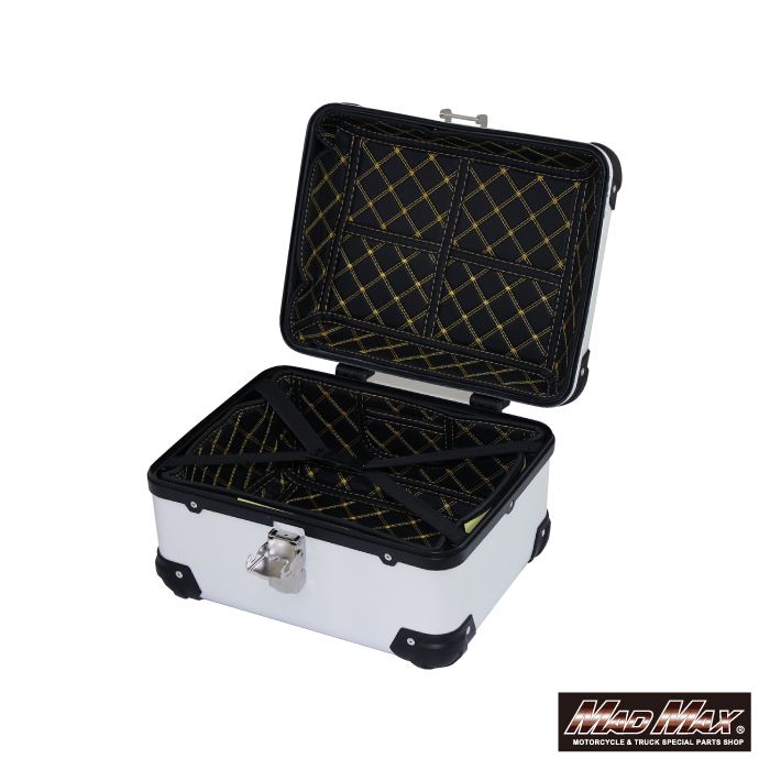 リアボックス E568 トップケース アクロス ホワイト 28L 汎用