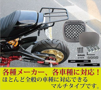 Rear Box M-BOX with Top Carrier, Black/Clear Lens, 40L, Universal