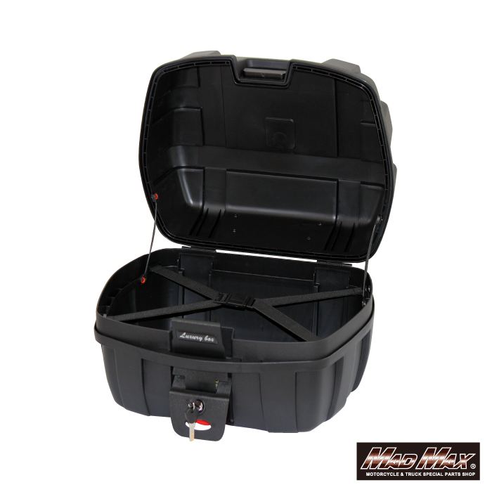 リアボックス E730 トップケース ロッキー バックレスト付 ブラック 37L 汎用