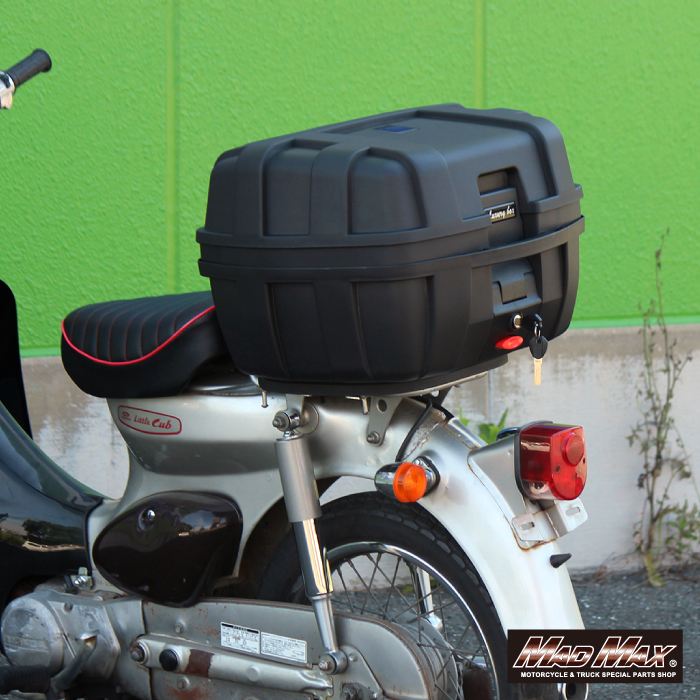 リアボックス E730 トップケース ロッキー バックレスト付 ブラック 37L 汎用