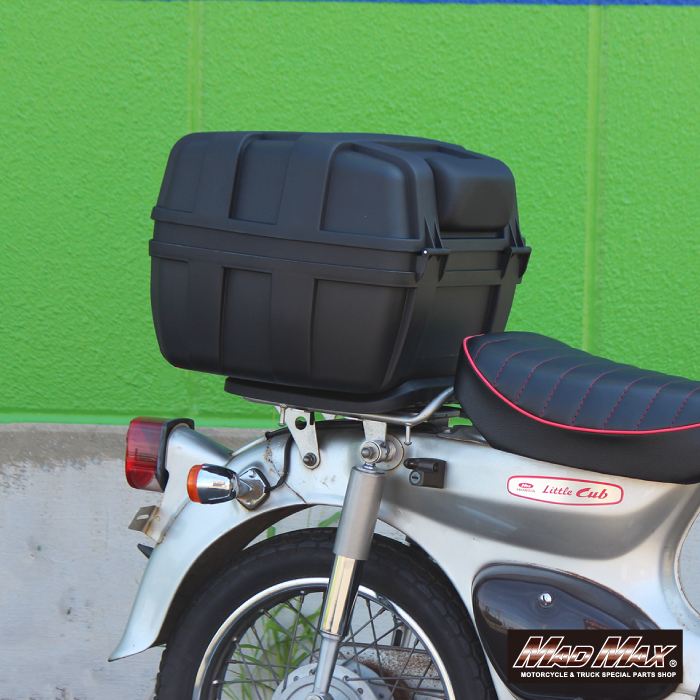 リアボックス E730 トップケース ロッキー バックレスト付 ブラック 37L 汎用