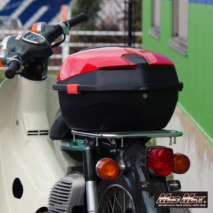 リアボックス ハリケーン トップケース レッド 40L 汎用 – バイクマン