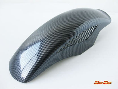 メッシュ フロントフェンダー 平織りカーボンルック 汎用(18～19インチ用)