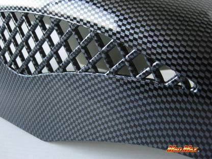 メッシュ フロントフェンダー 平織りカーボンルック 汎用(18～19インチ用)