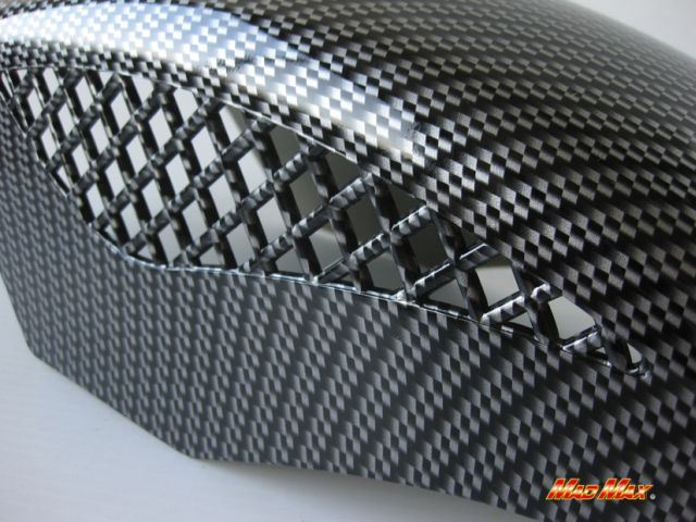 メッシュ フロントフェンダー 綾織りカーボンルック 汎用(18～19インチ用)