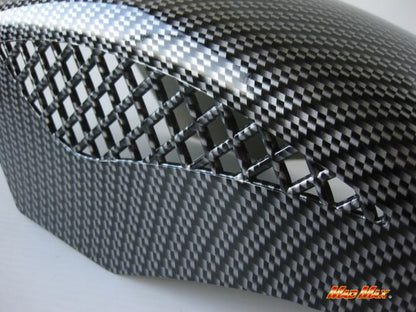 メッシュ フロントフェンダー 綾織りカーボンルック 汎用(18～19インチ用)