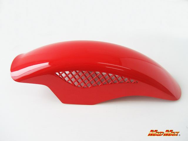 Mesh Front Fender, Red, Universal (for 18-19 inch wheels)