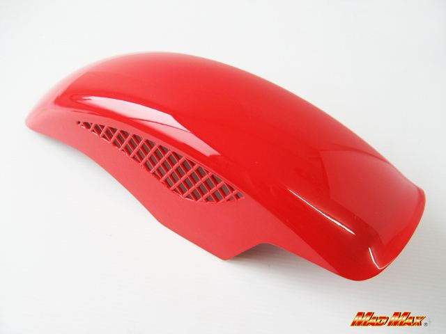 Mesh Front Fender, Red, Universal (for 18-19 inch wheels)