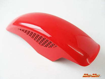 Mesh Front Fender, Red, Universal (for 18-19 inch wheels)