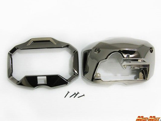 スピードメーターカバー ライトブラックメッキ ズーマーX