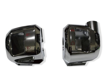 ハンドルスイッチカバー ブラックメッキ グロム(MSX125)