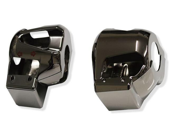 ハンドルスイッチカバー ブラックメッキ グロム(MSX125)