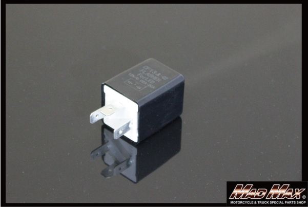 LED-compatible universal IC turn signal relay (12V 3-pin) CF13 30×30×35mm