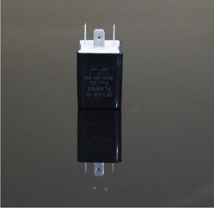 LED-compatible universal IC turn signal relay (12V 3-pin) CF13 30×30×35mm