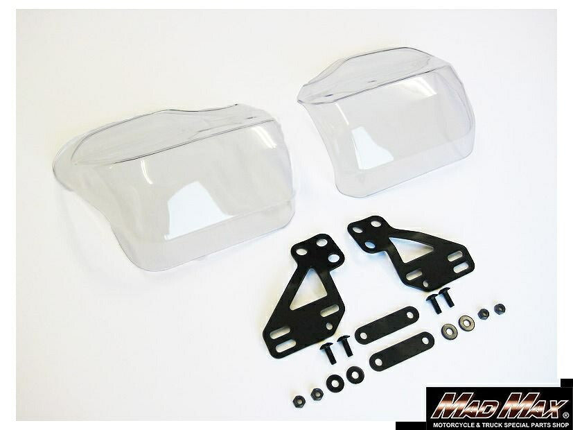 ナックルバイザー クリア 左右セット 汎用