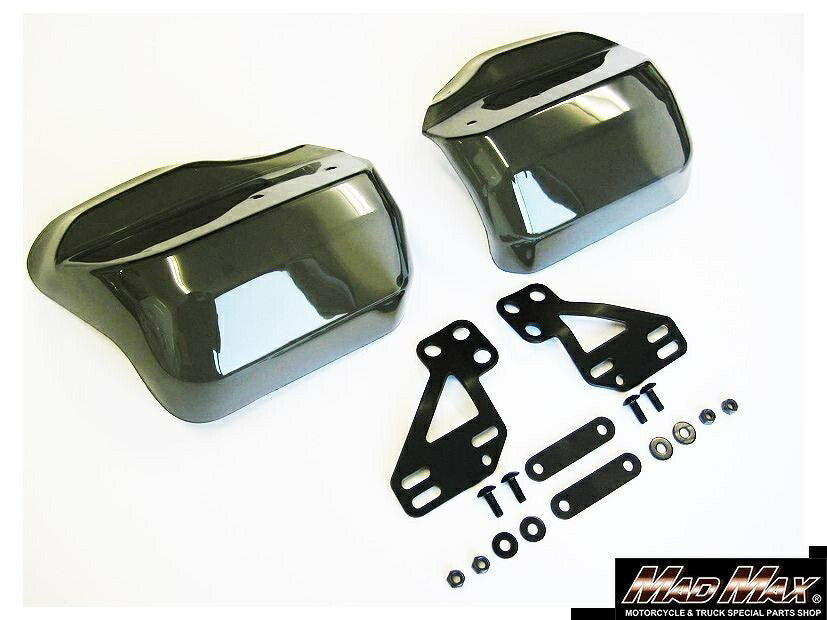 ナックルバイザー スモーク 左右セット 汎用