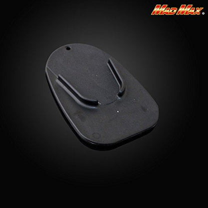 Side Stand End Cover, Black, 125x83mm, Universal