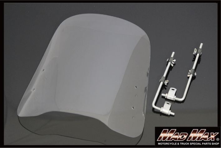 ウインドスクリーン クリア 高さ400×上幅300×下幅400mm 汎用