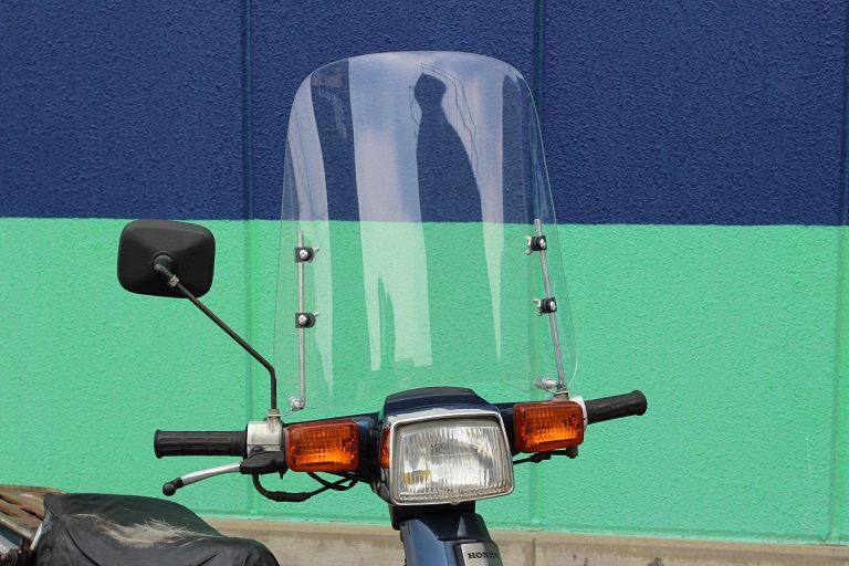 ウインドスクリーン クリア 高さ400×上幅300×下幅400mm 汎用