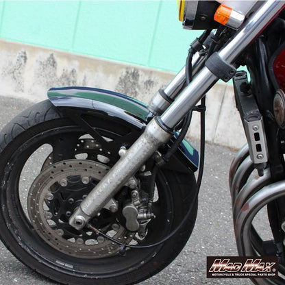 ショートフロントフェンダー ブラック 汎用