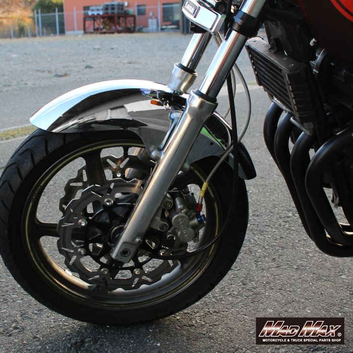 純正タイプ フロントフェンダー メッキ ゼファー400/カイ