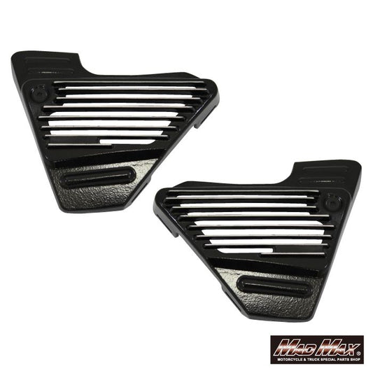 Alfin Cover Black/Machined Fins Left and Right Set XJR400
