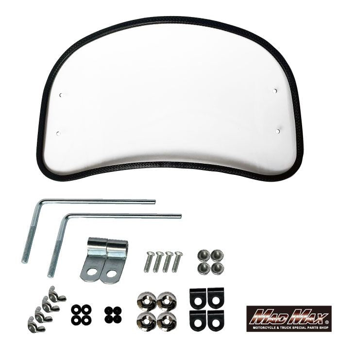 風防ミドルサイズ クリア/ブラック 縦225×横415×厚み3mm 汎用